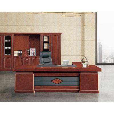 China Traditional Antique Walnut Wooden Office Furniture CEO Desk Table (FOH-A24145) for sale