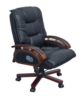 China High Seated Black Leather Executive Chair Lawyer Office Chair Halter Office Furniture (FOH-9929) for sale