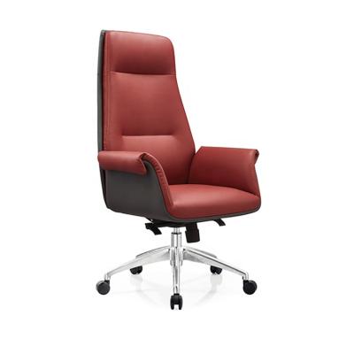 China Modern Cadeiras De Escritorio High Adjustable Back Red Fabric Office Chairs (Height) for sale