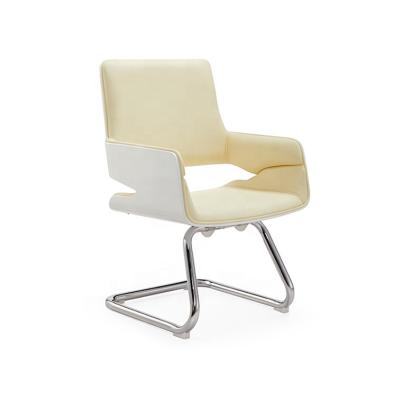 China Contemporary Concise Design White Office Chair For Clinic Waiting Room for sale