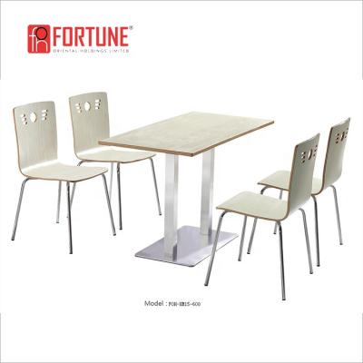 China Restaurant Furniture Set Contemporary Oak Wood High End Table And Chair For Sale (FOH-XM15-600) for sale