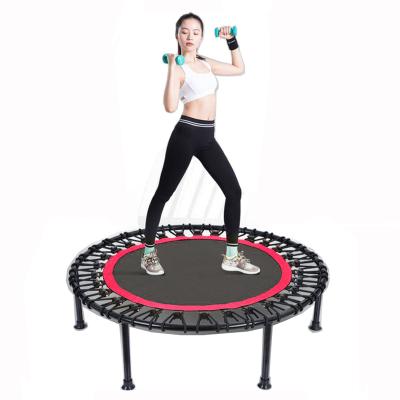 China Without Protective Net Trampoline With Adjustable T-bar For Adults And Children Exercise Fitness Small Trampoline for sale