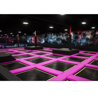 China School camp kkmark plan trampoline park amenities with jumping ninja for sale for sale