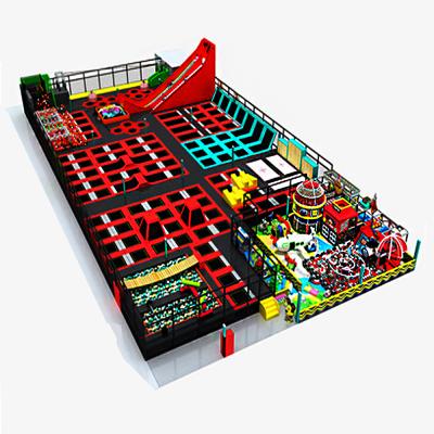 China Hot Selling Large Commercial Children Adults Public Indoor Amusement Playground Indoor Trampoline Park for sale