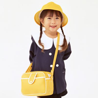 China Waterproof Shoulder Bag Customized Small New Japanese Kindergarten Pencil Bags Baby Kids School Small School Yellow Bags Shoulder Bag for sale