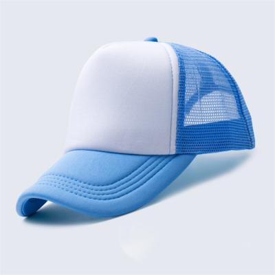 China COMMON Wholesale Breathable White Mesh Trucker Hat Custom Summer Hats for sale