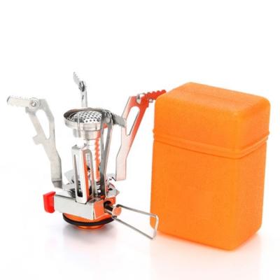 China Ultralight Mini Gas Stove Windproof Folded Camping Stove Fuel Outdoor Stoves For Camping for sale