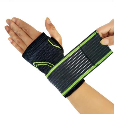 China Gym Fitness Adjustable Breathable Outdoor Bandage Pressure Palm Wrist Guard Palm Support for sale