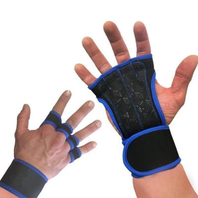 China Amazon Sale Finger Fitness Gym Gloves Gym Workout Warm Weightlifting Gloves Half Finger With Wrist Support for sale