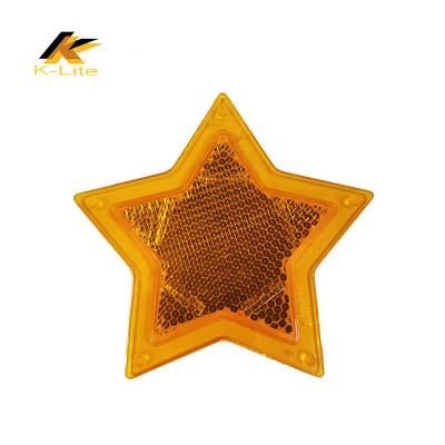 China Waterproof Hard Plastic Bike Bicycle K-MARK PMMA Retro Reflector Spoke Reflector for sale