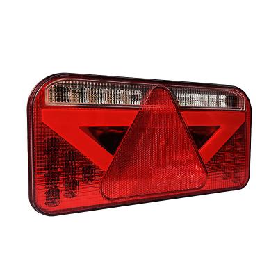 China Reflector 6 Reverse Functions License Plate Light Position Turn Signal Brake Fog Combination Light Truck Rear Tail Light for sale