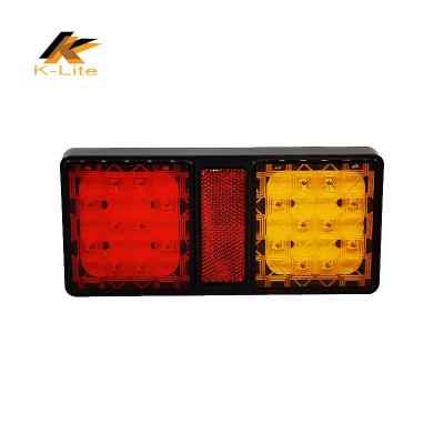 China Waterproof K-Lite IP66 CEE E4 Emark Lights/Reflector License Plate Position/Brake/Turn Signal Lights For Vehicles Led Trailer Lights 12v Truck Lights for sale