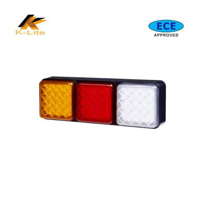 China Aanhanger E-Marked 4.7 Inch K-Lite 12V-24V Stop Tail Turn Light Holder Verlichting ADR Tail Combination Light for sale