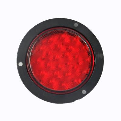 China Trailer Led Tail Light LED Round Light 4 Inch Round Led Trailer Tail Lights Break Indicator Light for sale