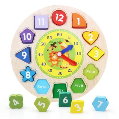 China Alibaba China Eco-friendly Material Lacing Stringing YZ184 Threading Beads Shape Wooden Blocks Digital Pendulum Children Education Toys For Kids Toys Child for sale