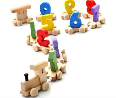 China Educational Toys Professional Stacking Wooden Train Set Educational Wooden Toys For Children Toys for sale