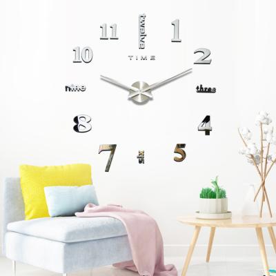 China Economic Custom Digital FILE Big Size Wall Clock Mount Wall Clock Digital Parts for sale