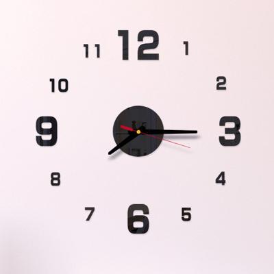 China Antique Style Interesting Price Large Digital Wall Clock Quartz Diy Digital Wall Clock for sale