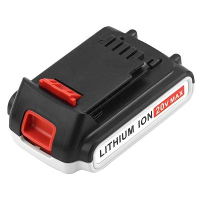 China Power tools 18v 1.5A 2A 3A Li-ion for Black & Decker LB2X4018 high quality cordless rechargeable drill machine- spare battery for sale