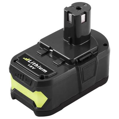 China Machine- New Lithium Ion Replace P108 P107 P106 P105 Rechargeable Power Tool Battery Pack 18V 3.0AH 4.0AH 5.0AH 6.0AH For Ryobi One Plus for sale