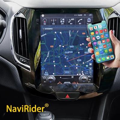 China 8GB+128GB Android 13 GPS Car Multimedia Player For Chevrolet Cruze LTZ Tesla Style 10.4inch Carplay 2Din Navigation Stereo 2018 for sale