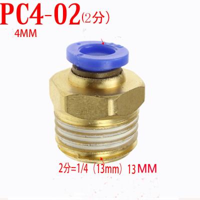 China PC4-02 quick connecting tube fitting for sale