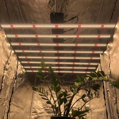 China Dimming Knob Or Through Controller Koniea 1000w 8 Bar Full Spectrum Waterproof IP65 Led To Grow Light Bar For Plant Greenhouse for sale