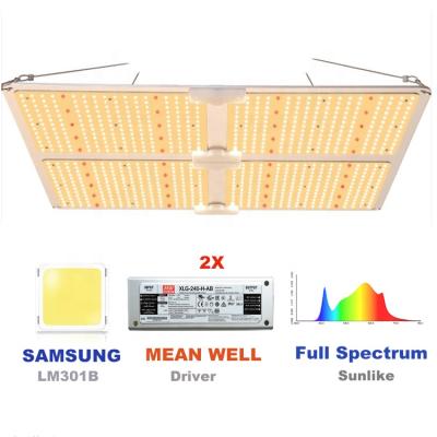 China Seed starting driver Meanwell 440 watt led board grow lm301 sf4000 light farmer full spectrum led grow light for sale