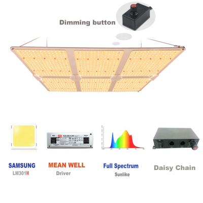 China Seed Starting 2020 660w Hydroponic Prewired LM301H Diy 660W LM301H Grow Light Kit for sale