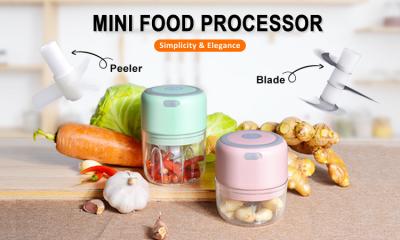 China Kitchen Food Chopper Electric Mini USB Charging Vegetable Food Processor zu verkaufen