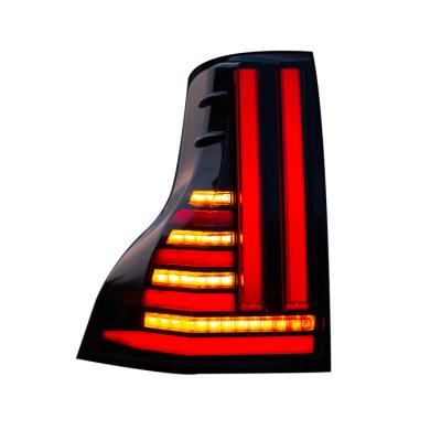 China Car Modified Car Lamp Smoke Modified 12v Led Rear Tail Lamp Light For Toyota Prado 150 2014 - 2020 for sale