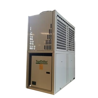 China Factory Air Fan Water Cooling System 10HP 25KW 10 Ton Air Cooled Packaged Chiller For Reactor for sale