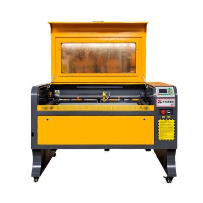 China Laser CUTTING Easy Use CNC Laser Engraver Cutter and CO2 Laser Cutting Machines Maker 9060 60/80/100W for Nonmetal Wood Plywood for sale