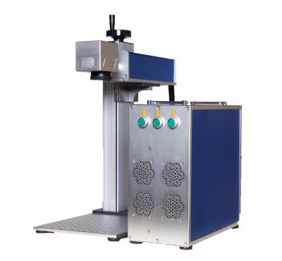 China Portable High Efficiency Mini Fiber Laser Marking Machine Engraving Machine Laser Marking For Steel Aluminum Metal 20w 30w 50w 100w for sale