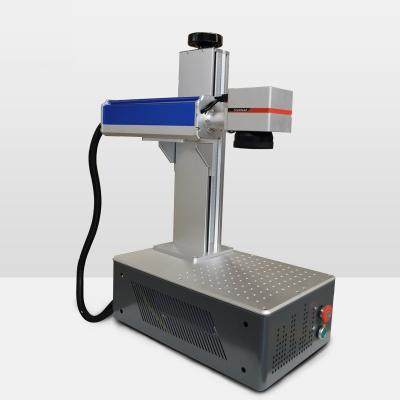 China Laser Marking Raycus VOIERN 20w 30W 50W Fiber Laser Marking Machine For Plastic Metal 3 Years Warranty for sale