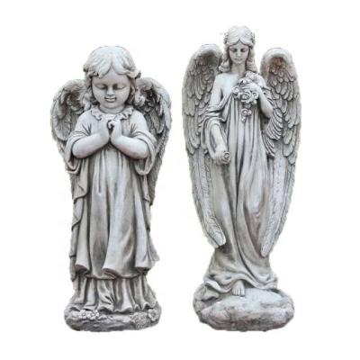 China Angel Statue Molding Greek Concrete Sculpture Easy to Use for Garden Silicone Rubber Fiberglass Concrete Statue Mold Angel Sculpture Mold for sale