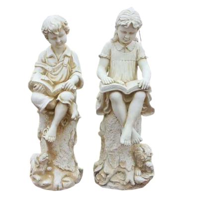 China Easy to use boys girls read books Angel Statue Concrete Mold Angel injection mold silicone mold 3D silicone mold for sculpture for sale