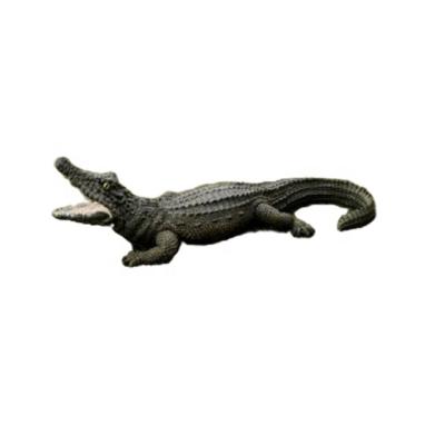 China Easy to Use Large Animal Molds Cement Precast Fiberglass Crocodile Resin Mold Animal Statues Crocodile Sculpt Life Size Animal Molds for sale