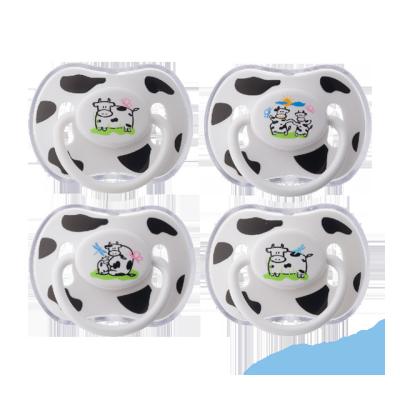 China Silicon S/M,cartoon baby silicone soother-orthodontic shape for sale