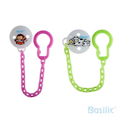 China BPA Free Monkey Shaped Baby Pacifier Holder Soother Chains Clips For Baby for sale