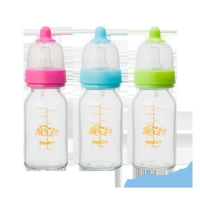 China 120ml / 240ml BPA Free , Glass Baby Feeding Bottle For 0-3 Month for sale