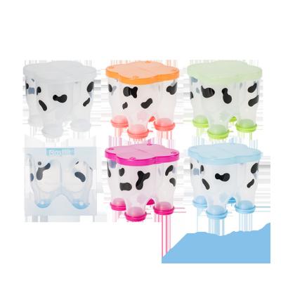 China PP Jeans Shaped 4 Compartment Baby Milk Powder Dispenser for sale