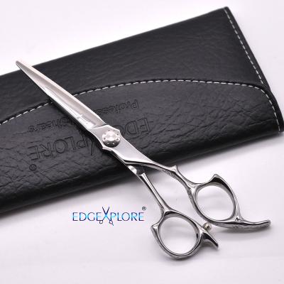 China Hot Convex Straight Edge Straight Scissors Hair Cutting Shear Scissor Set for sale