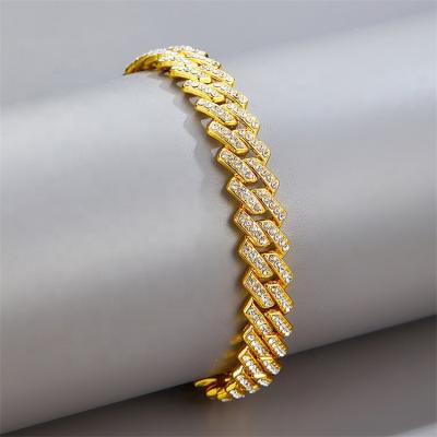 China Unisex Cuban Chain Bracelets Stainless Steel Hip Hop Chain Bracelets Cuban Fine Jewelry Bracelets for sale