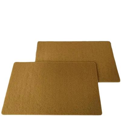 China 2022 Factory Price New Washable Material Artificial Coconut Coconut PVC Single Door Mats for sale