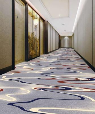 China New Washable Popular Nylon Luxury Blanket Printed Hotel Hallway Rug For Hotel for sale