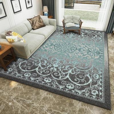 China Custom Printed Rugs Machine Washable Printing Blankets Printed Carpet Living Room Flooring for sale