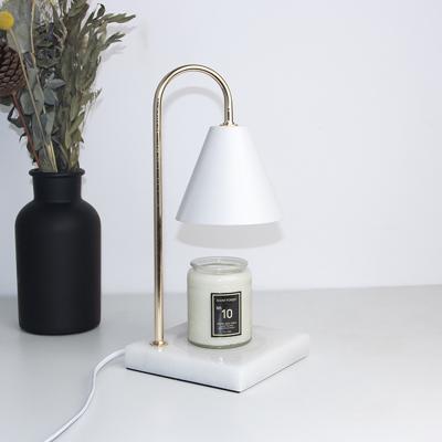 China Candle Warmer Lamp Candle Melter Marble Adjustable Temperature Lighting Aromatherapy Warmer Candle Lamps for sale