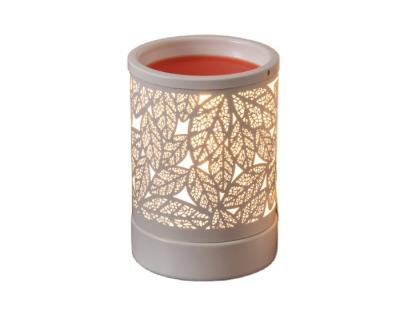 China Hot Melt Light Warmer Metal Wax Burner Essential Oil Fragrance Wax Burner Electric Melt Fragrance Warmer for sale