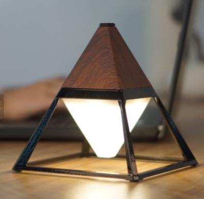 China 2020 New Fashion Design Car Unique Triangle Aromaterapia Diffuser Essential Oil Diffuser LED Light Air Humidifier for sale